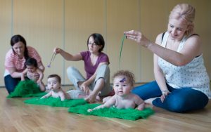 tummy time baby class