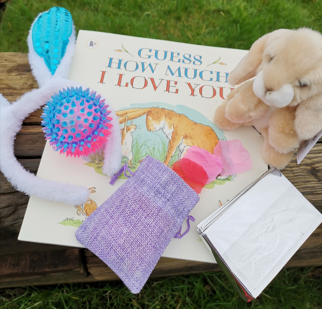 Storytelling bags and baby development toys