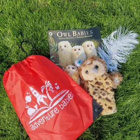 Owl babies storytelling bag