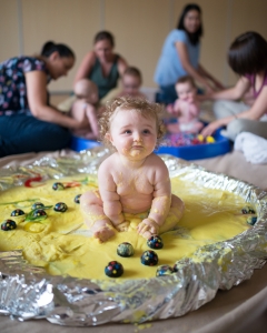 messy play for babies