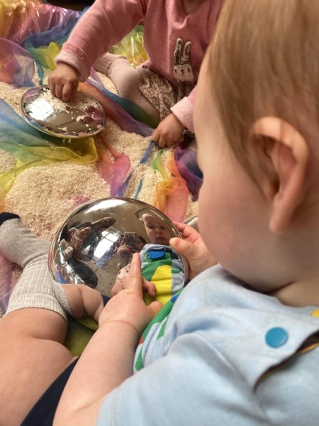 Uppermill sensory story telling baby class