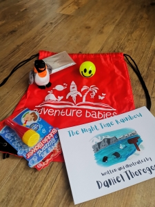 sensory storytelling bag - penguin book