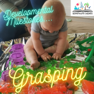 developmental milestones: Grasping