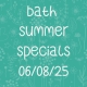 Bath Baby Class Summer