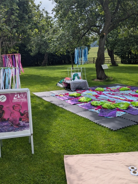 storytelling at Wheelbirks Corbridge baby and toddler class