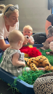 how to set up a baby play area