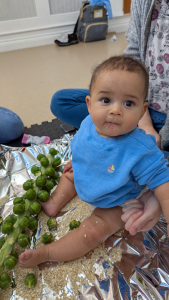 What is the pincer grip in babies?