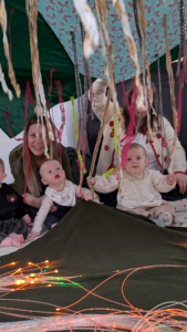 crossing the midline baby