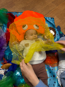 crossing the midline baby