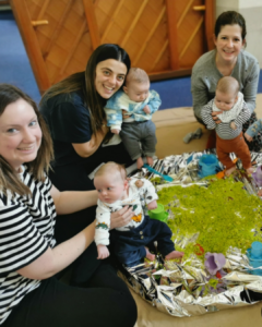 how to make mum friends on maternity leave