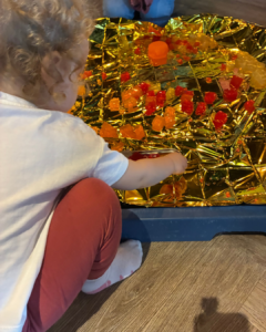 easy sensory play for babies at home